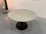 Nieuw Leolux Columna Eettafel Ceramic Beton Design Tafel, Leolux, 100 tot 150 cm, Rond, Ophalen of Verzenden