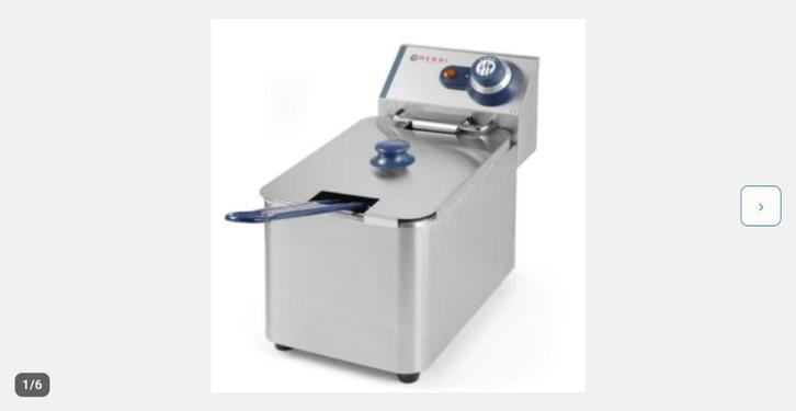 Hendi Friteuses 4 Liter., Witgoed en Apparatuur, Frituurpannen, Zo goed als nieuw, 4 liter of meer, Uitneembare binnenpan, Ophalen