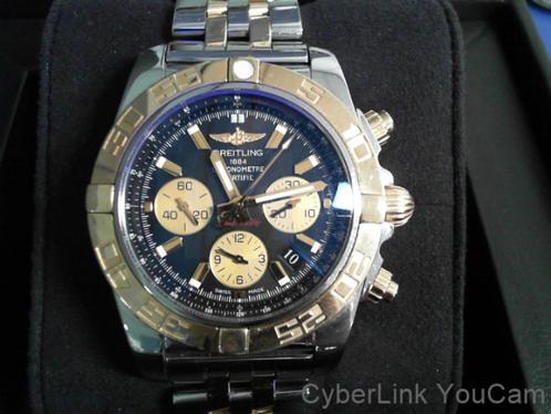 319760 Breitling Chronomat 44 Ref:CB011012/B968, Sieraden, Tassen en Uiterlijk, Horloges | Heren, Zo goed als nieuw, Polshorloge