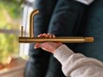 Saniclear Brass verhoogde toiletkraan geborsteld messing, Ophalen of Verzenden, Zo goed als nieuw
