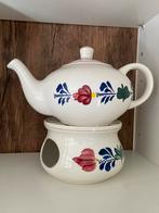 Theepot met rechaud boerenbont, Antiek en Kunst, Ophalen of Verzenden