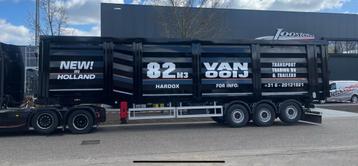 Nieuw 82m3 hardox schrootkipper uit voorraad leverbaar beschikbaar voor biedingen