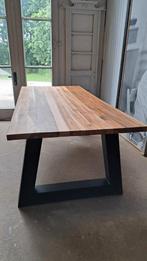 Tafel teakhout., Teakhout, 200 cm of meer, Zo goed als nieuw, 75 cm of meer
