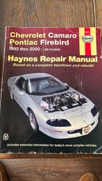 Chevrolet Camaro Pontiac Firebird Manual, Ophalen of Verzenden