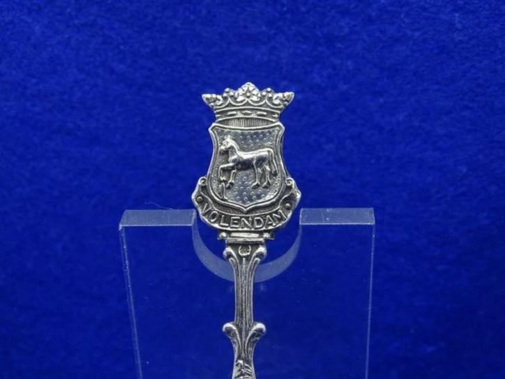 Echt zilveren Lepeltje: Volendam Gemeentewapen, Antiek en Kunst, Antiek | Bestek, Verzenden