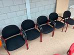 Vergader/ bijzetstoelen 6 stuks, Huis en Inrichting, Stoelen, Ophalen, Zo goed als nieuw