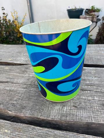 Retro space age Tomado afvalemmer metaal vintage jaren 60-70 beschikbaar voor biedingen