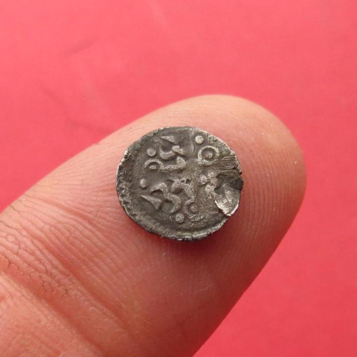 Zilveren munt Graafschap Vlaanderen, Maille Lille?, Postzegels en Munten, Munten | België, Losse munt, Zilver, Zilver, Ophalen of Verzenden