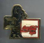 Coca-Cola licht koper film camera PIN ( BLAD7_748 ), Verzamelen, Speldjes, Pins en Buttons, Verzenden, Nieuw, Merk, Speldje of Pin