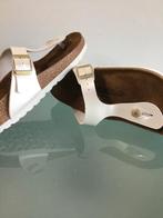 GRATIS VERZENDEN | BIRKENSTOCK Gizeh witte slippers 36, Slippers, Verzenden, Wit, Nieuw