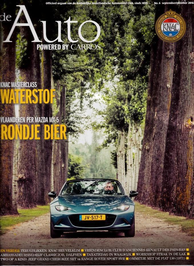 De Auto 6 2016 : Fiat 130 - Mazda MX5 - Cadillac CT6 / XT5, Boeken, Auto's | Folders en Tijdschriften, Gelezen, Algemeen, Ophalen of Verzenden