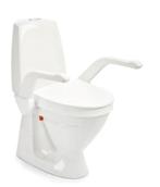 Etac My-Loo toiletverhoger 6 cm met armleuningen, Ophalen of Verzenden, Zo goed als nieuw