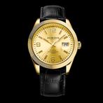 Nieuwe Jacob Zech herenhorloge, Ophalen of Verzenden, Nieuw, Leer, Overige merken