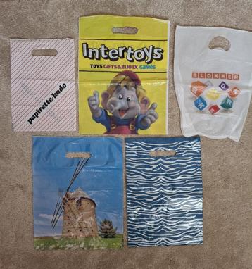 Plastic tasjes reclame zakjes klein Vintage Retro nostalgie beschikbaar voor biedingen