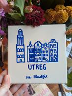 Super leuk tegeltje Utrecht en de Dom Delfts Blauw, Verzenden, Nieuw