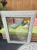 Nieuw kunststof draai-kiepraam 90x120 cm – 3-laags glas, Doe-het-zelf en Verbouw, Kozijnen en Schuifpuien, 75 tot 150 cm, Kunststof