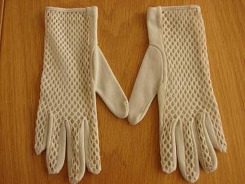 Vintage j60 handschoenen xs crème kleur. beschikbaar voor biedingen