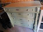 Oud-groene antieke commode, dé eyecatcher van je babykamer, Ophalen, Gebruikt, 50 tot 70 cm, 100 cm of meer