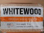 70 zakken 15 kg Whitewood pellets €505,-/15kg €7,50 incl btw, 6 m³ of meer, Ophalen