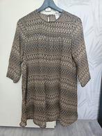 H&M Jurk Print Bruin Maat 34, H&M, Bruin, Ophalen of Verzenden, Zo goed als nieuw
