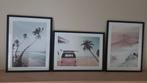 3x fotolijsten 40x30 incl Desenio posters, Minder dan 50 cm, Ophalen of Verzenden, Zo goed als nieuw, Minder dan 50 cm