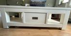Gratis afhalen! Witte houten salontafel, Huis en Inrichting, Ophalen, Gebruikt, 50 tot 100 cm, 100 tot 150 cm