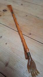 Vintage ruggenkrabber met handvormig uiteinde, Ophalen of Verzenden