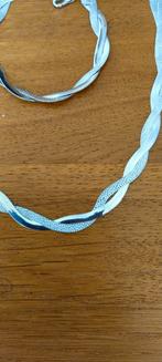 Zilveren halsketting en zilveren armband  925, Ophalen of Verzenden, Nieuw, Zilver