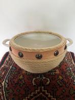 Unieke brocante schaal, Ophalen of Verzenden, Nieuw, Rond