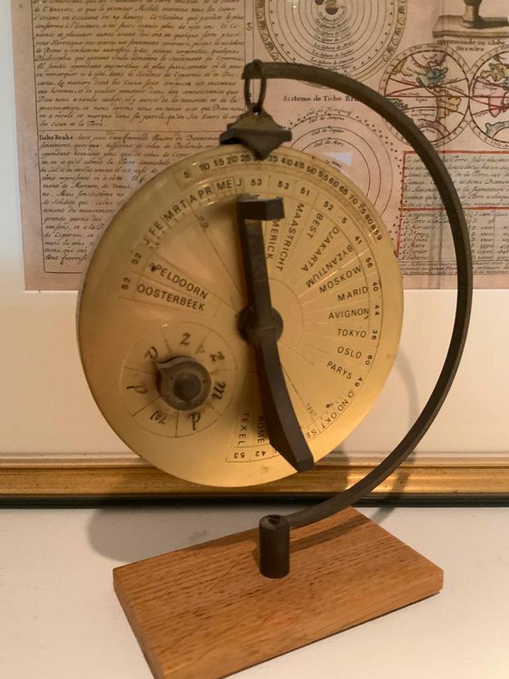 Antieke Byzantijnse Zonnewijzer Astrolabium Volkalender, Antiek en Kunst, Antiek | Gereedschap en Instrumenten, Ophalen of Verzenden