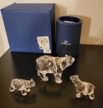 Swarovski Beer moeder & Jongen incl. doos & certificaat, Verzamelen, Swarovski, Ophalen of Verzenden, Nieuw, Figuurtje