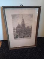 Nijmegen Stevenspoort ets, Antiek en Kunst, Ophalen of Verzenden