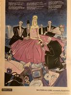 Paginagrote A3 advertentie MADONNA Material Girl, Cd's en Dvd's, Vinyl | Pop, Ophalen of Verzenden