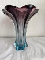 Murano vaas blauw paars met Uranium, Ophalen of Verzenden