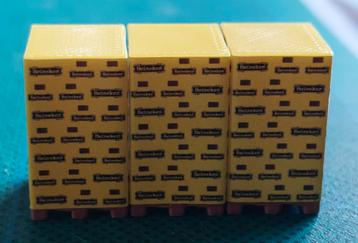 H0LK 1005 PALLET HEINEKEN GEEL/GROEN ALS SCENERY OF LADING 1 beschikbaar voor biedingen