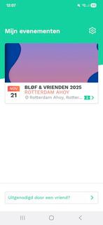 2x Zitplaatsen bløf, vrijdag 21 november, vak da /db, Tickets en Kaartjes, Twee personen, November