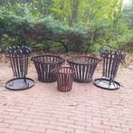 Vuurkorf van dik staal xxl, Tuin en Terras, Ophalen, Zo goed als nieuw