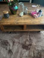 Stijlvolle tafel van stijgerhout, Huis en Inrichting, Tafels | Salontafels, Ophalen, Gebruikt, 100 tot 150 cm, 50 tot 100 cm