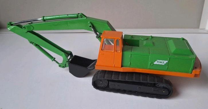 NZG 148 Akerman H25c HWZ kleur rupskraan, 1/50, Hobby en Vrije tijd, Modelauto's | 1:50, Gebruikt, Hijskraan, Tractor of Landbouw