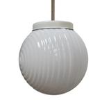 3 Art Deco hanglampen, Huis en Inrichting, Lampen | Hanglampen, Gebruikt, -, Ophalen of Verzenden, Glas