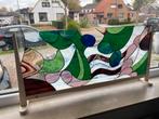 Glas in lood-Tiffany raam decoratie, Doe-het-zelf en Verbouw, Glas en Ramen, Ophalen, Minder dan 80 cm, Glas in lood