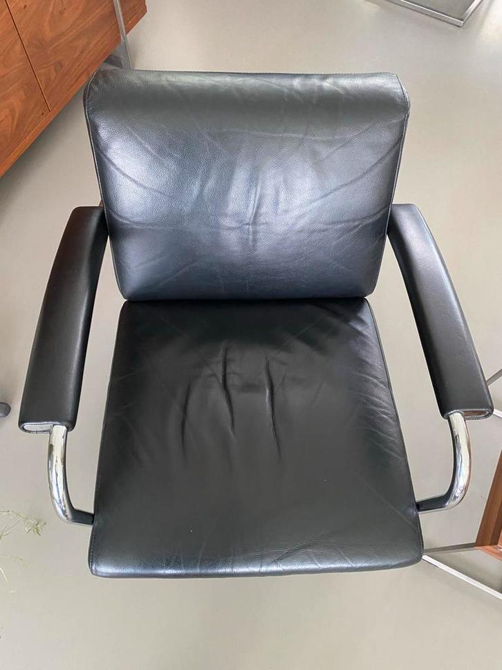 Leolux Scylla Fauteuils 2 stuks- Design Klassieker, Huis en Inrichting, Fauteuils, Gebruikt, Leer, 75 tot 100 cm, Ophalen