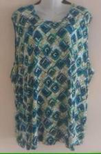 NIEUW pracht blauw/groene top merk MJ Style maat 56, Nieuw, Blauw, Shirt of Top, MJ Style