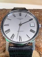 Vintage Longines Dress Watch – Stainless Steel, Roman Dial &, Overige merken, Staal, Staal, Polshorloge