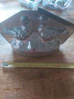 Oude chocolade mal - twee duifjes, Antiek en Kunst, Ophalen of Verzenden