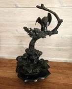 Japans bronzen beeld Sansukumi - Ken, Antiek en Kunst, Antiek | Koper en Brons, Ophalen of Verzenden, Brons