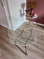 Retro draadstoel uit de 70er jaren, Ophalen, Gebruikt, Wit, Metaal