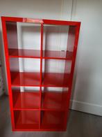 Ikea Kallax rood, Huis en Inrichting, Ophalen, Gebruikt, 100 tot 150 cm, Minder dan 150 cm