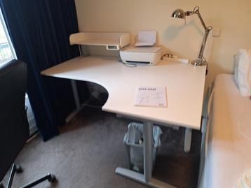 Groot burau ikea galant hoekmodel met opzetstuk 160x120 beschikbaar voor biedingen