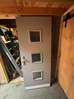 Houten Voordeur met 3-punt sluiting, Doe-het-zelf en Verbouw, Deuren en Horren, Ophalen, 80 tot 100 cm, 200 tot 215 cm, Hout